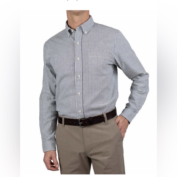 Tailor Vintage Men's Oxford Long Sleeve Button Down Shirt, XL - Picture 2 of 6